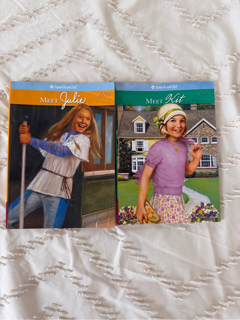 American Girl Book Bundle-Meet Kit and Meet Julie